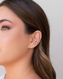 Piercing Tubo Liso Banhado a Ouro 18K