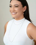 Choker Bolinhas Lisas 1.5 mm Ródio Branco