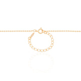 Gargantilha Longa Bolinhas 1.5 mm Banhado a Ouro 18K
