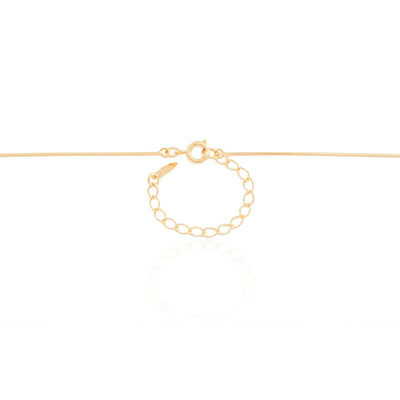 Colar Longo Rabo de Rato 1 mm Banhado a Ouro 18K - 80 cm