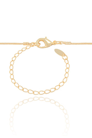 Gargantilha Longa Palito Banhado a Ouro 18K