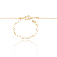 Gargantilha Longa Palito Banhado a Ouro 18K