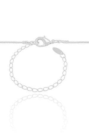 Gargantilha Longa Palito Ródio Branco