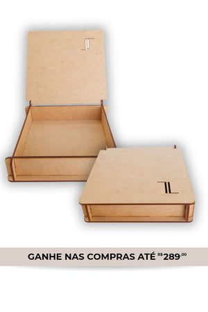 Caixa Porta Joias Médio Sem Divisórias