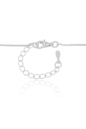 Gargantilha Veneziana Bolinhas 5 mm Ródio Branco