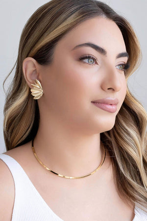 Aro Liso Flat Banhado a Ouro 18K