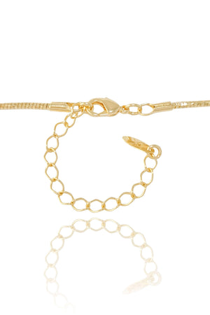 Gargantilha Aro Flexível Banhado a Ouro 18K