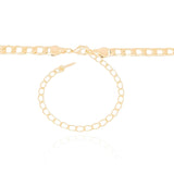 Choker Elos Grumet Banhado a Ouro 18K
