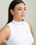 Gargantilha Elos 2.5 mm Ródio Branco