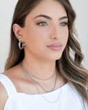 Choker Elos Portugueses Ródio Branco