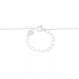 Gargantilha Veneziana Ponto de Luz Cristal Ródio Branco