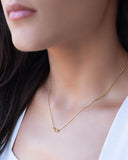 Gargantilha Veneziana Bolinhas Lisas Banhado a Ouro 18K