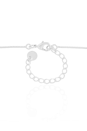 Gargantilha Veneziana Bolinhas Lisas Ródio Branco