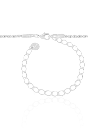 Choker Cordão Baiano Ródio Branco