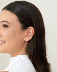 Piercing Três Filetes Ródio Branco