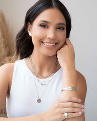 Anel Dedinho Liso Ajustável Ródio Branco