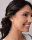 Brinco Gota Lisa 1.5 cm Banhado a Ouro 18K
