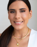 Aro Flexível Esteira Banhado a Ouro 18K