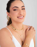 Ear Line Plaquinhas Banhado a Ouro 18K