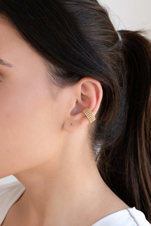 Piercing Bolinhas Banhado a Ouro 18K