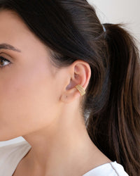 Piercing Bolinhas Banhado a Ouro 18K