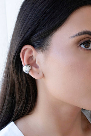 Piercing Liso Abaulado Ródio Branco