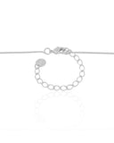 Gargantilha Veneziana Bolas Lisas Ródio Branco