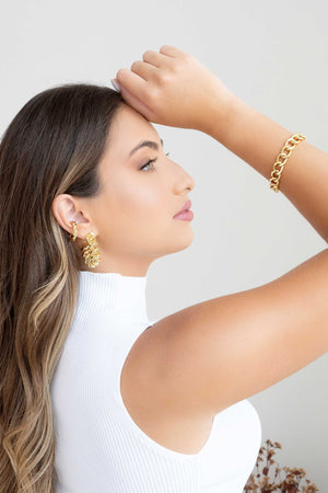 Pulseira Grumet Banhado a Ouro 18K