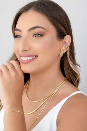 Choker Cordão Baiano 3 mm Banhado a Ouro 18K