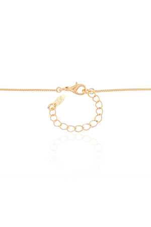 Gargantilha Veneziana Bola Lisa Banhado a Ouro 18K