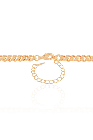 Gargantilha Grumet 6 mm Banhado a Ouro 18K - 45 cm