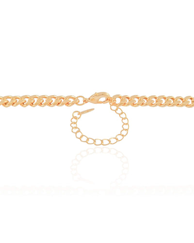 Colar Grumet 6 mm Banhado a Ouro 18K - 45 cm