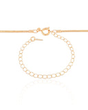 Choker Rabo de Rato Banhado a Ouro 18K