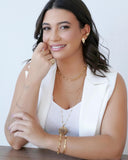 Bracelete Liso Banhado a Ouro 18K