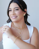 Anel Dedinho Liso Tamanho P Banhado a Ouro 18K