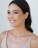 Brinco Argola Lisa 1.1 cm Banhado a Ouro 18K