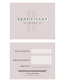 Kit 50 Certificados de Garantia e Cuidados com as Peças