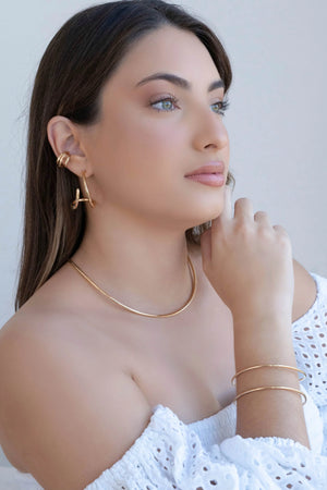 Bracelete Fios Banhado a Ouro 18K