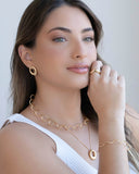 Aro Ondulado Banhado a Ouro 18K