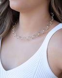 Aro Ondulado Ródio Branco