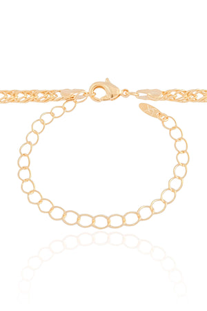 Choker Grumet 4 mm Banhado a Ouro 18K