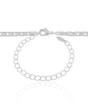 Choker Grumet 4 mm Ródio Branco