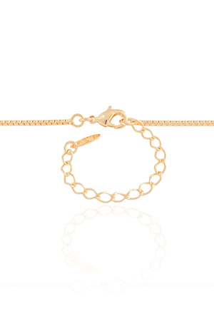 Gargantilha Veneziana 1 mm Banhado a Ouro 18K