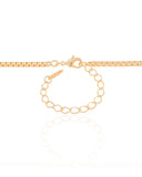 Gargantilha Veneziana 2 mm Banhado a Ouro 18K