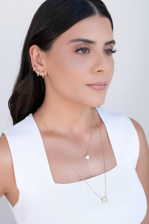 Escapulário Veneziana Espirito Santo Banhado a Ouro 18K