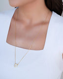 Escapulário Veneziana Espirito Santo Banhado a Ouro 18K