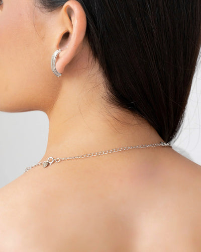 Extensor 10 cm com Fecho Ródio Branco