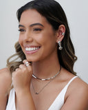 Anel Ajustável Dois Filetes Liso Tamanho G Ródio Branco