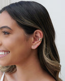 Piercing Vazado Liso Banhado a Ouro 18K