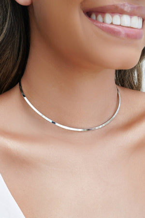 Aro Liso 3 mm Ródio Branco